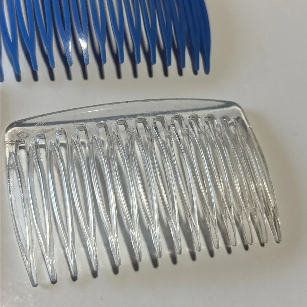Vtg Goody Side Combs Hair Accessories Lot Of 12 USA Hong Kong Sets